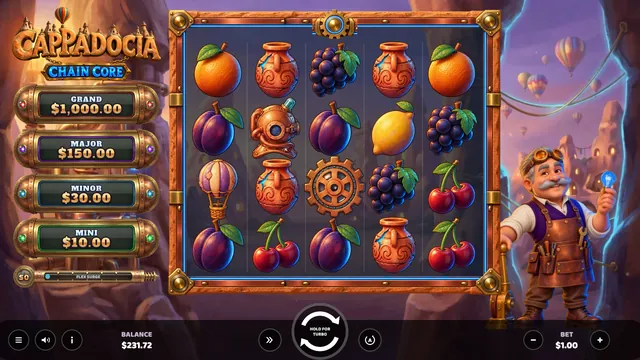 Cappadocia Chain Core: Jackpot panel