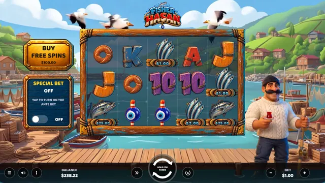 Fisher Hasan: Gain du jeu de base