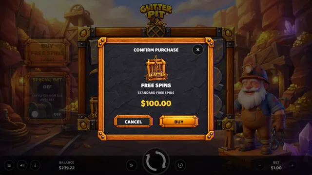 Glitter Pit: Buy confirm