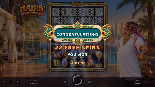 Habibi FlexWays: Free spins awarded