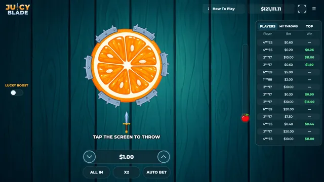 Juicy Blade: Table