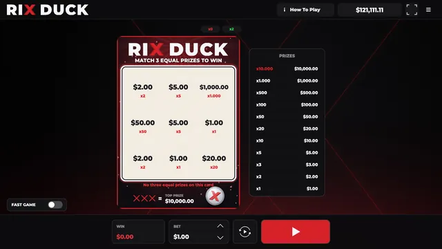 Rix Duck: Second card