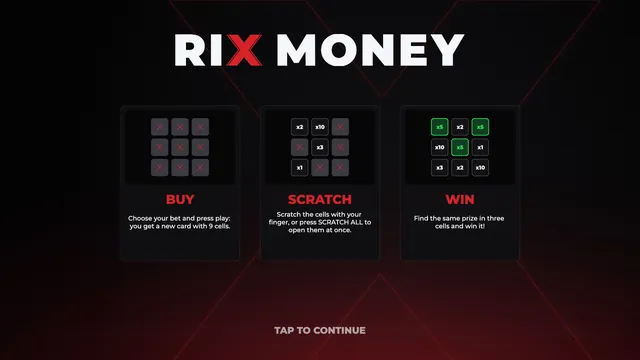 Rix Money: How to play