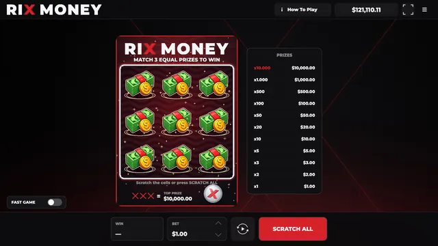 Rix Money: Card