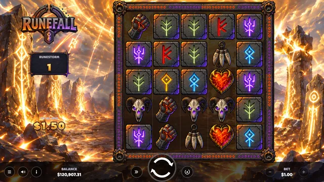 Runefall: Free spins win