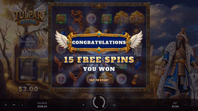 Tulpar Rising: Free spins awarded