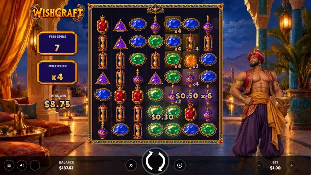 Wishcraft: Free spins win
