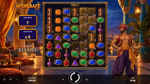 Wishcraft: Free spins late