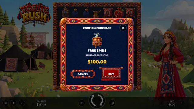 Yörük Rush: Confirmação de compra