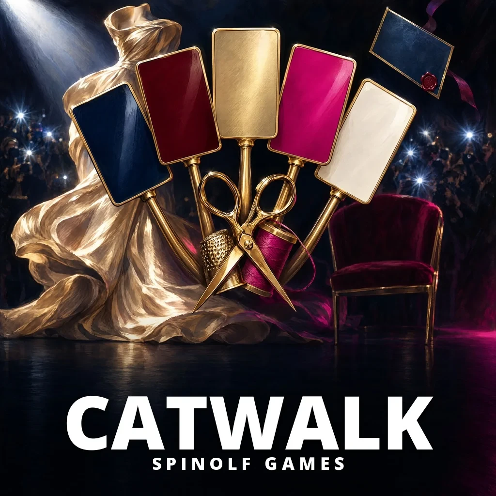 Catwalk slot game artwork
